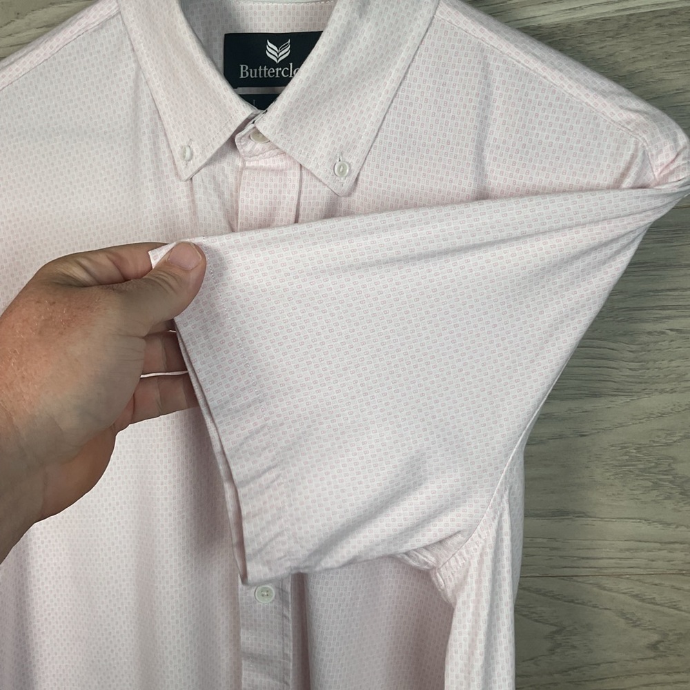 Buttercloth Icy Cotton Button-Down Shirt – L Slim Fit - Picture 8 of 15